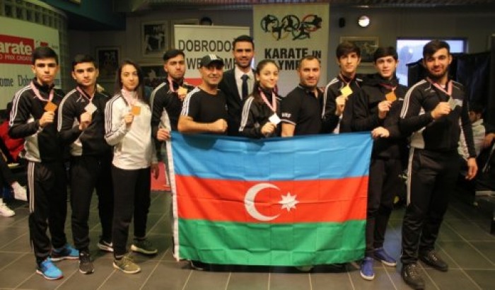 Karateçilərimiz Xorvatiyadan 8 medal qayıtdılar