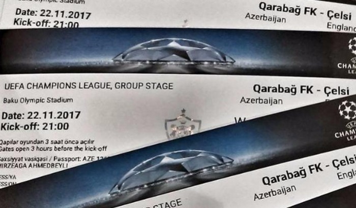 Qarabağ - Çelsi matçına bilet qalmadı