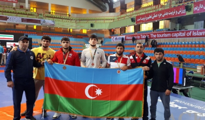 Sərbəst güləşçilərimiz İranda 4 medal qazandılar
