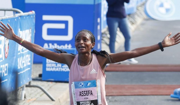 Efiopiyalı idmançı Assefa dünya rekordu qırdı