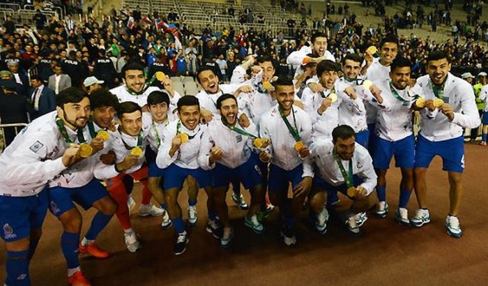 AFFA da qizil medal qazanan futbolculara pul verecek - MEBLEG , islami oyunlari idman baku azerbaijan futbolu yer